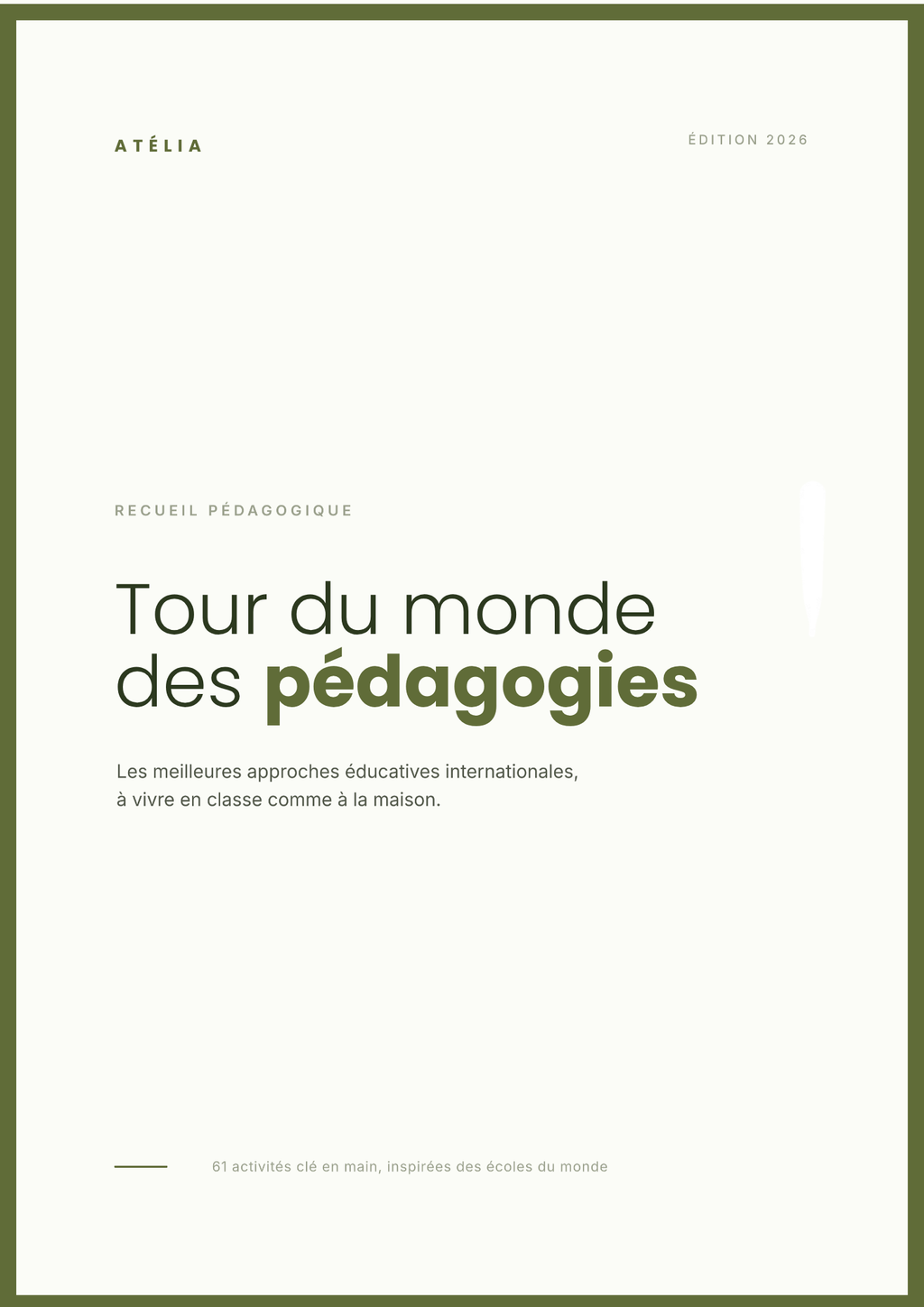 🌍 Tour du monde des pédagogies : 61 activités pour apprendre autrement