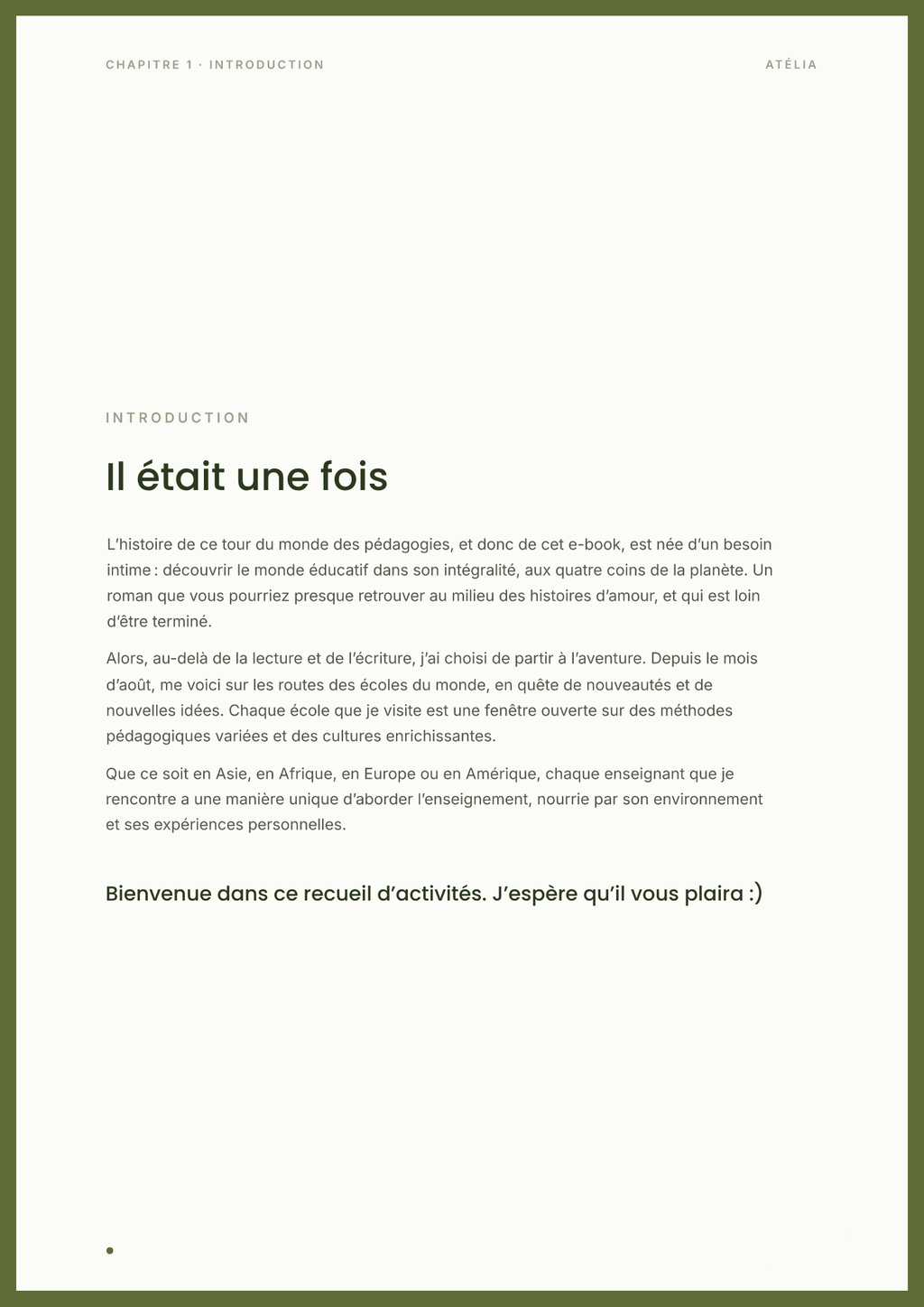 🌍 Tour du monde des pédagogies : 61 activités pour apprendre autrement